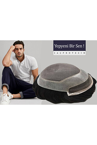 SP sacprotezim yepyeni bir sen SACPROTEZİM Protez Saç Ancora 8x10 1B Ince Tel...