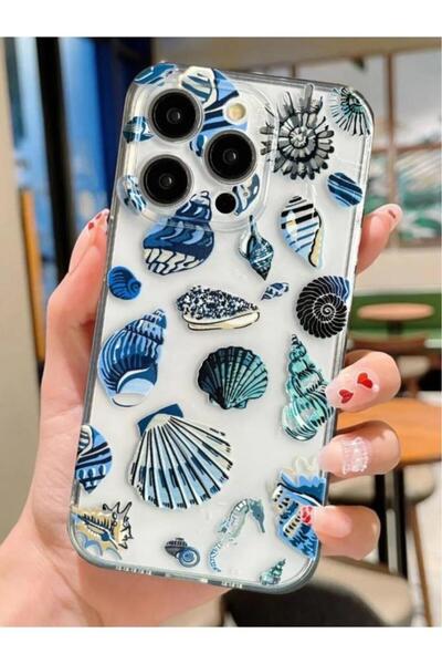 3GEN CASE İphone 15 Pro Kılıf Desenli Şeffaf Silikon Kılıf
