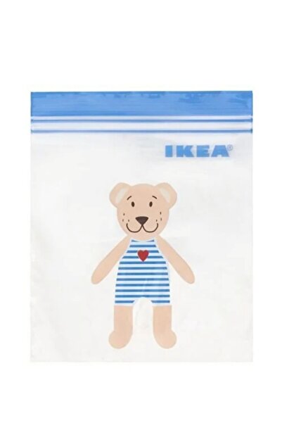 IKEA Kilitli Buzdolabı Poşeti Ayıcıklı 25 Adet Küçük Boy