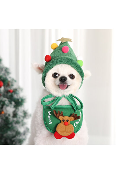 Yılbaşı ve Doğum Günü Kıyafeti Kedi ve Küçük Irk Köpek Şapka ve Pet Aksesuarları (Noel,Doğum Günü)