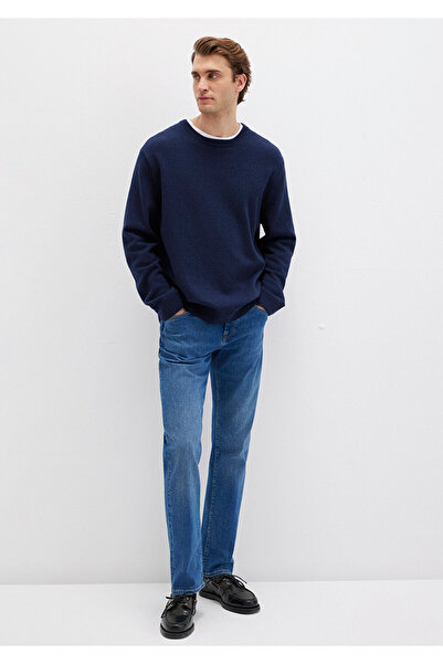 Mavi Wool Blend Navy Blue Sweater Regular Fit / Regular Cut 0710370-70490