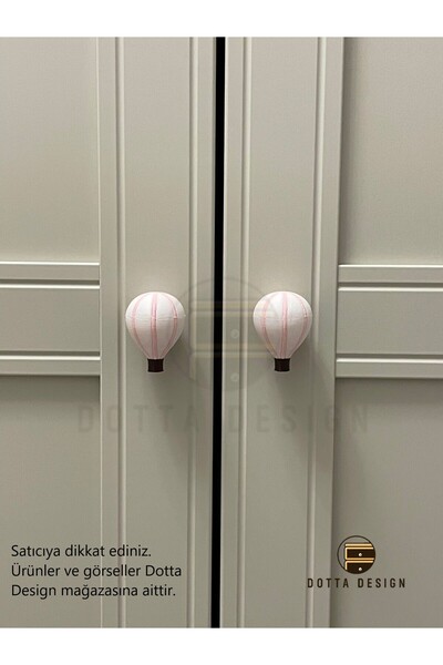 Dotta Design Çocuk Odası Kulpları - Pembe Balon Kulp (Tekli)