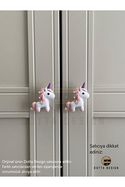 Dot Design Çocuk Odası Kulpları - Unicorn Kulp (Tekli)