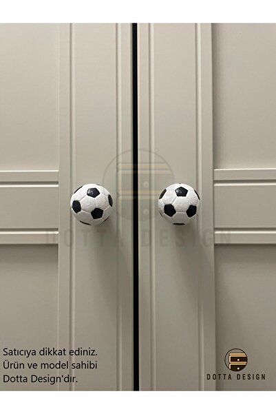 Dot Design Çocuk Odası Kulpları - Futbol Topu Kulp (Tekli)