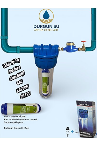 Shrek Tekli 10 inç 3/4 giriş çıkış ana bina daire giriş gac karbon blok