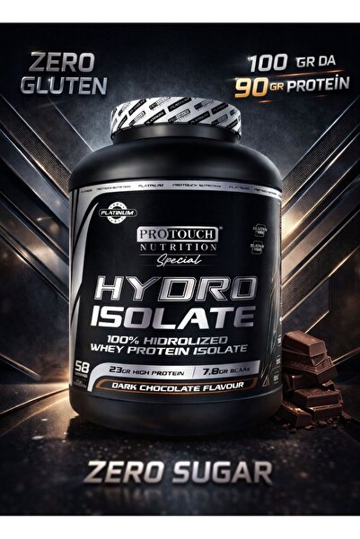 Protouch Nutrition Hydro %84 Whey İsolate Protein 1566 gr 58 Servis Dark Çiko...