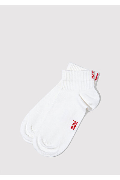 Mavi Stay Cool Printed White Booties Socks 0911605-20843