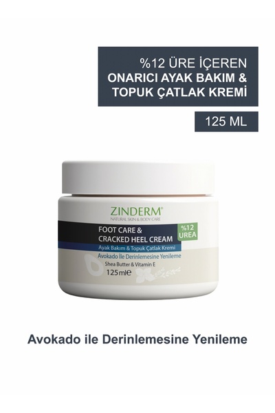 zinderm Ayak ve Topuk Çatlak Bakım Kremi 125ML
