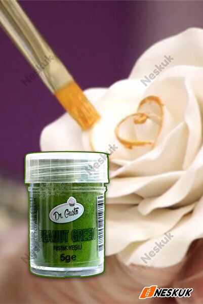 Neskuk Fıstık Yeşil Toz Boya 5g | Fıstık Yeşil çiçek Boyası | pasta dekorasyon