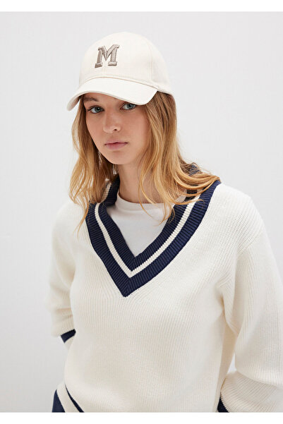 Mavi قبعة إكرو مطرزة بشعار M 1912255-30757