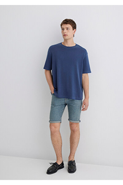 Mavi Tim Street Shaded Indigo Blue Jean Shorts 0428489645