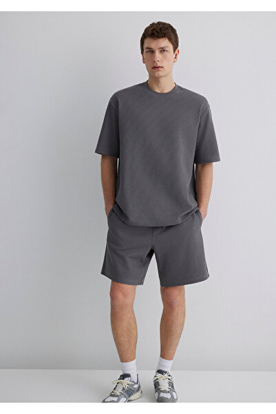 Mavi Anthracite Basic T-Shirt Relaxed Fit / Relaxed Cut 0612642-70096