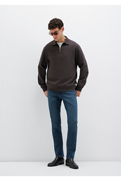 Mavi Marcus Lux Black Puslu Koyu Mavi Jean Pantolon 0035189351