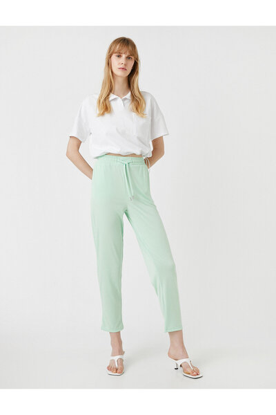 Koton Hose mit elastischem Bund