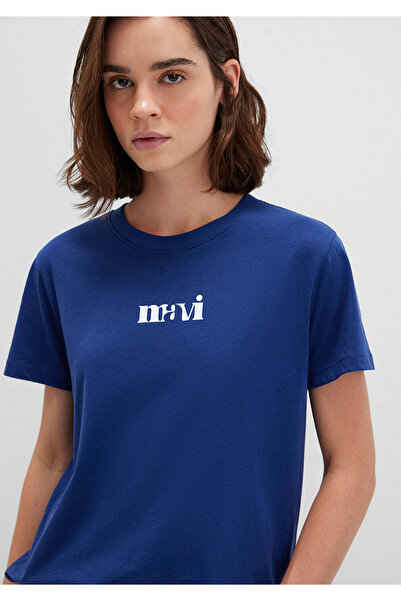 Mavi Tricou cu imprimeu albastru bleumarin Regular Fit / Regular Fit1612241-70722