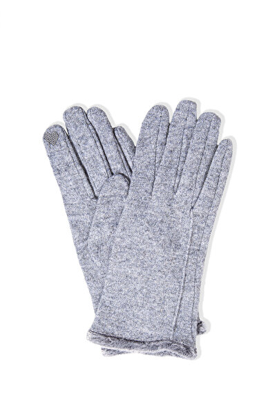 Mavi Graue Handschuhe mit Herzstickerei 1911764 -82816