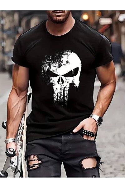 l'eivor Punisher özel tasarım Baskılı Erkek T-shirt