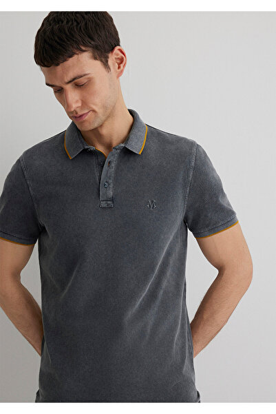 Mavi Colored Stripe Detailed Gray Polo T-Shirt Slim Fit / Slim Fit 065920-30653