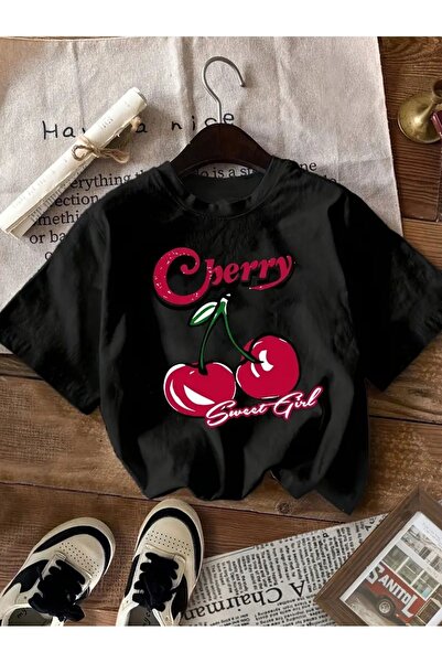 l'eivor Tricou dama - Cherry Sweat Girl Printed