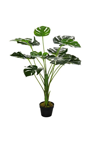 Mercaton Plantă artificială, Monstera cu ghiveci, verde, 85 cm
