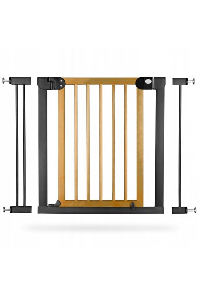 NUKIDO Barieră de siguranță 76-104 cm Metal + Lemn