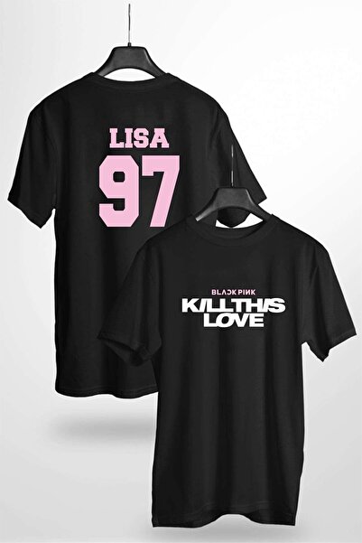 l'eivor Blackpink Lisa 97 Forma tasarım Unisex T-shirt