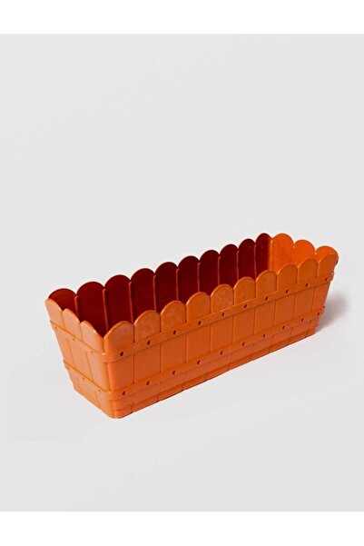sterk Ghiveci rustic, 60x12x13,5 cm, plastic maro