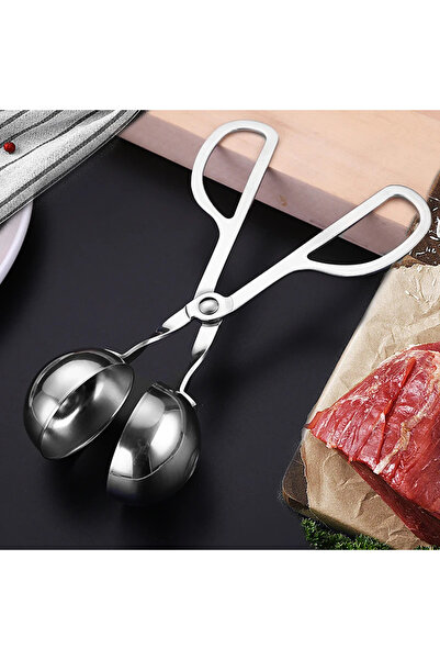 Choice أدوات مطبخ منزلية الصنع من الفولاذ المقاوم للصدأ: أرز، لحم، زلابية، كرات سمك، كرات روبيان، أرز وخضار.