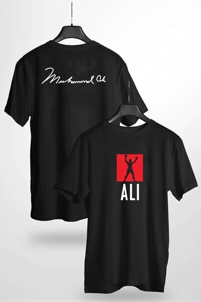 l'eivor Muhammed Ali imza Baskılı Unisex T-shirt