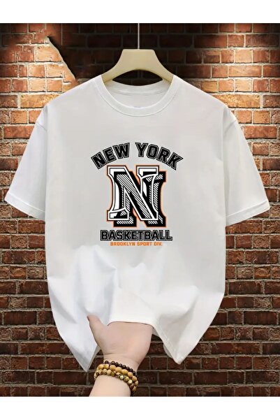 l'eivor تي شيرت للجنسين بتصميم جديد لكرة السلة بروكلين