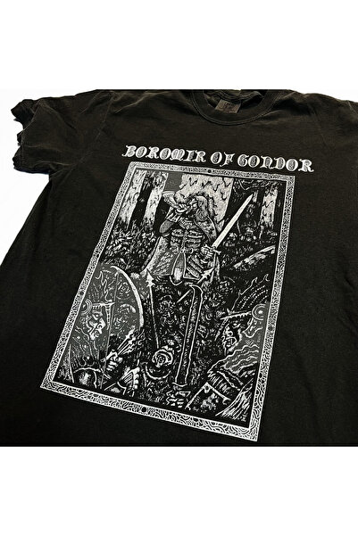 l'eivor Tricou unisex negru cu imprimeu cu design special detaliat Silmarillion & LOTR