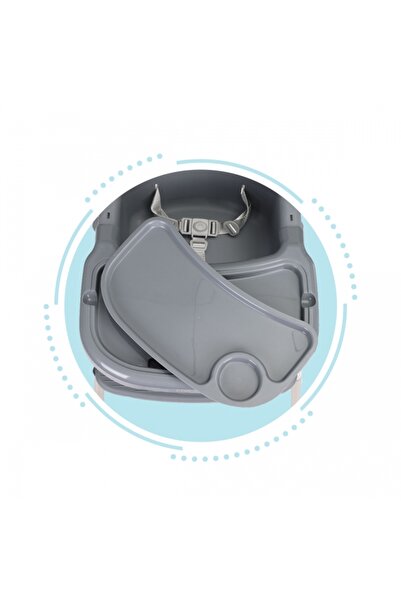 Ecotoys Scaun înalt 2 în 1 HC-135 Gri