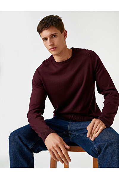 Koton Основен пуловер с кръгла яка