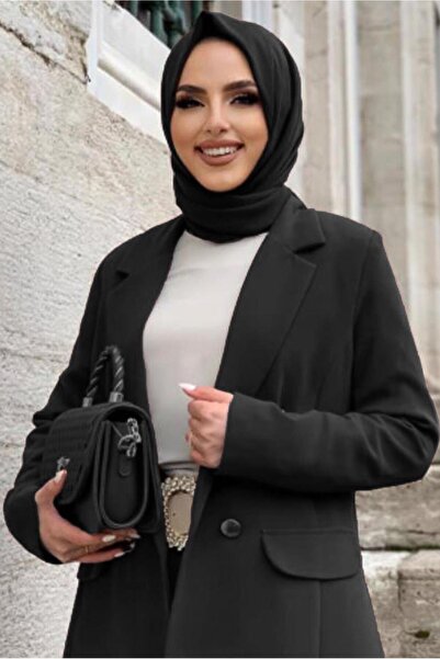 TRENDTESETTÜR KADIN SİYAH KLASİK PANT. TAKIM 2538