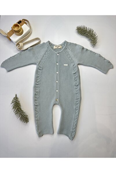 NİNOS ALEGRES KIZ-ERKEK %100 PAMUK ARANLI TULUM OIL GREEN