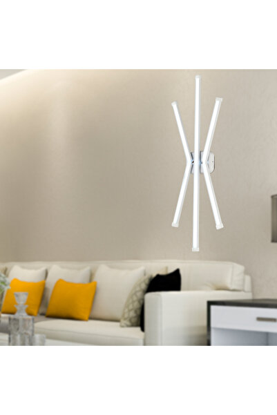 Apliqa Estela Beyaz 25 Watt Modern Tasarım Banyo Koridor Ledli Salon Aplik