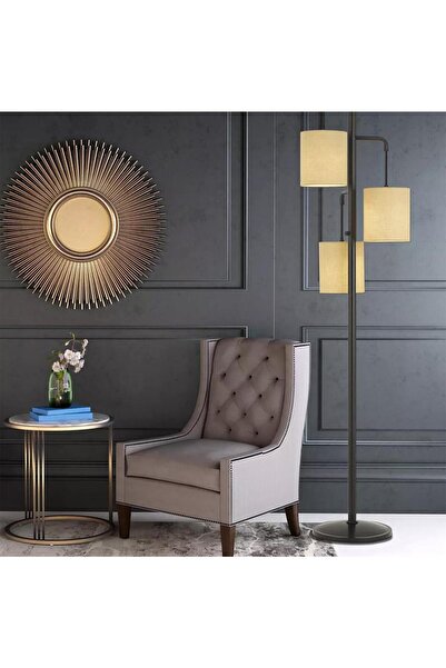 Apliqa Global 3lü Dekoratif Modern Tasarım Retro Ayaklı Salon Lambader