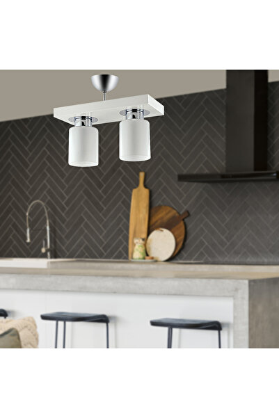 Apliqa Kiaria İkili Modern Plafonyer Genç Odası MutfakYatak Odası Avize