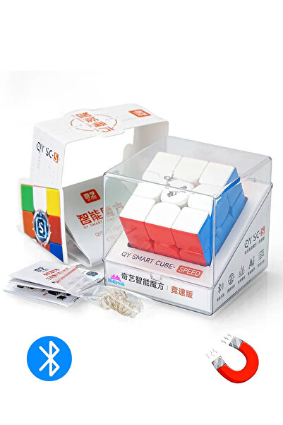 hediyecik Qiyi Aı Smart 3x3 Speed Cube Mıknatıslı Manyetik Akıllı Zeka Küpü R...