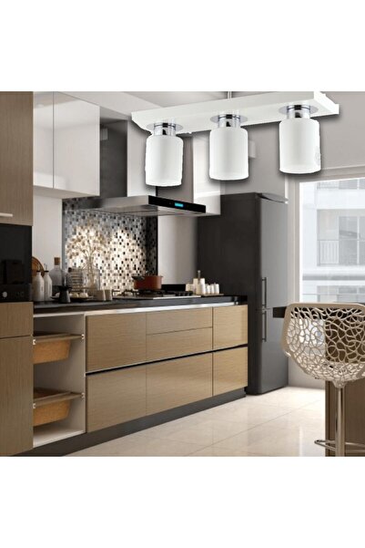 Apliqa Kiaria 3Lü Modern Plafonyer Genç Odası MutfakYatak Odası Avize