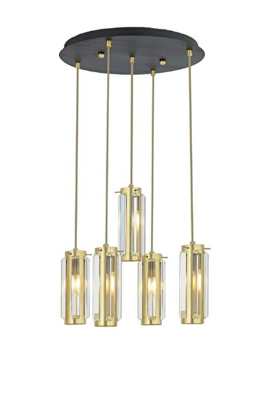 Apliqa Natali 5Li Sarkıt Eskitme Modern Genç Odası Mutfak Salon Sarkıt Avize