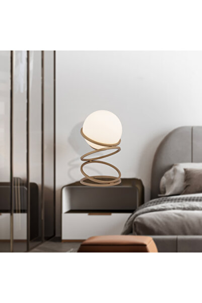 Apliqa Magura Tekli Eskitme Modern Yatak Odası Salon Abajur