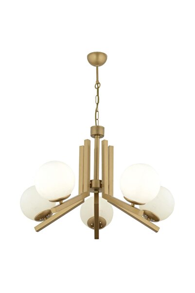 Apliqa Morgan 5 Lü Komple Eskitme Boyalı Beyaz Camlı Modern Genç Odası Yatak Odası Salon Avize