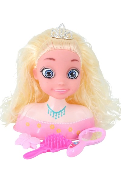 Global Toys Prenses Saç Tasarım ve Makyaj Güzellik Seti – Taç, Tarak, Ayna ve Toka Hediyeli