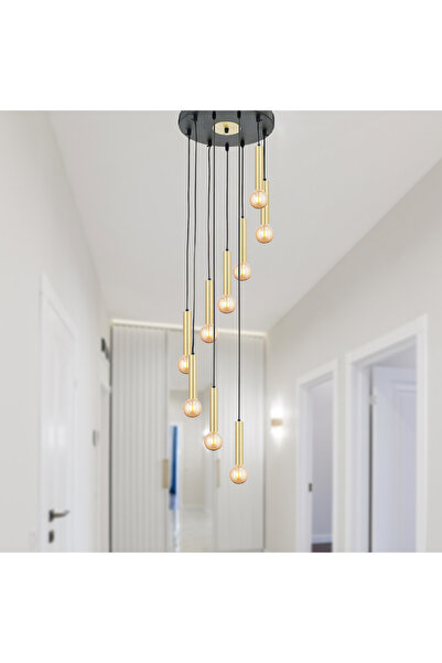 Apliqa Elisa 9Lu Sarkıt Eskitme Sarkıt Modern Genç Odası Mutfak Salon Sarkıt ...