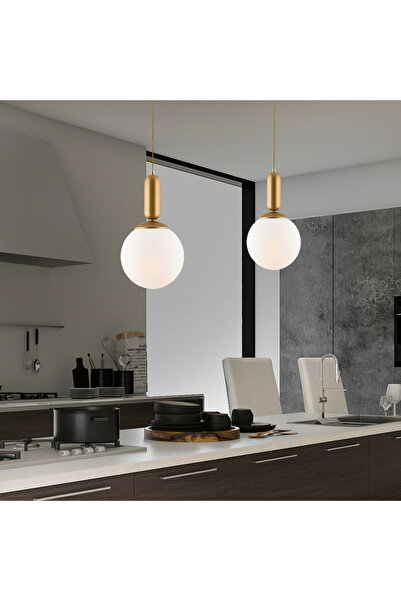 Apliqa Arlo Tekli Eskitme 2Li Modern Tasarım Yatak Odası Salon Avize 2 Parça ...