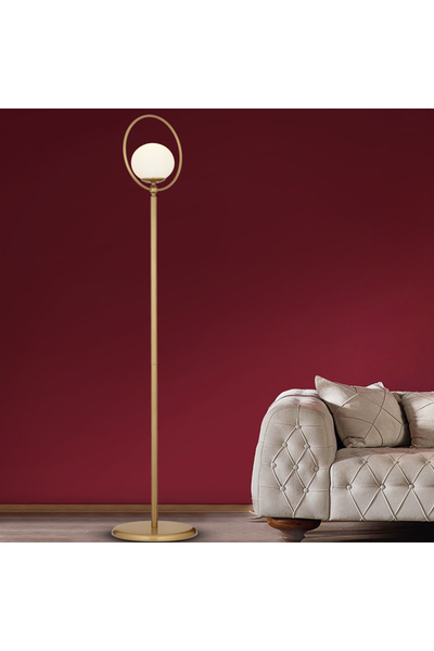 Apliqa Soho Eskitme Modern Tasarım Metal Lambader