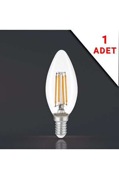 Apliqa LED FİLAMANLI E14 RUSTİK AMPUL 6 WATT 3000K GÜN IŞIĞI C35