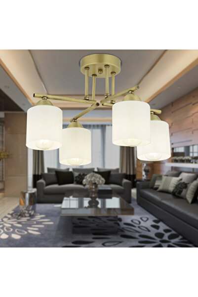 Apliqa Kavis 4'Lü Eskitme Modern Genç Odası Mutfak Salon Avize