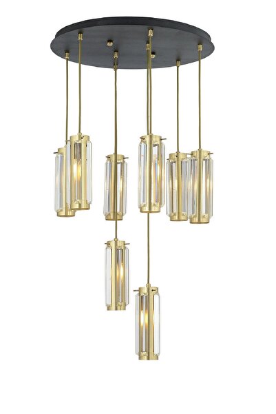 Apliqa Natali 8Li Sarkıt Eskitme Modern Genç Odası Mutfak Salon Sarkıt Avize